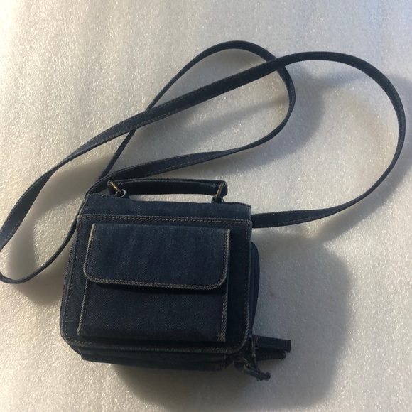 Vtg mini Demin cross body bag / purse . - Picture 12 of 17